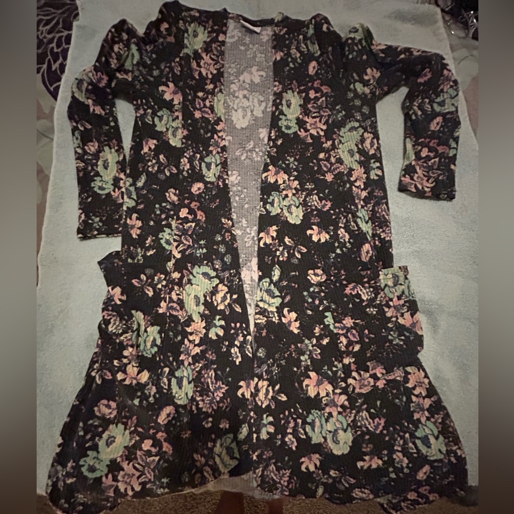 Lularoe cotton duster, size S